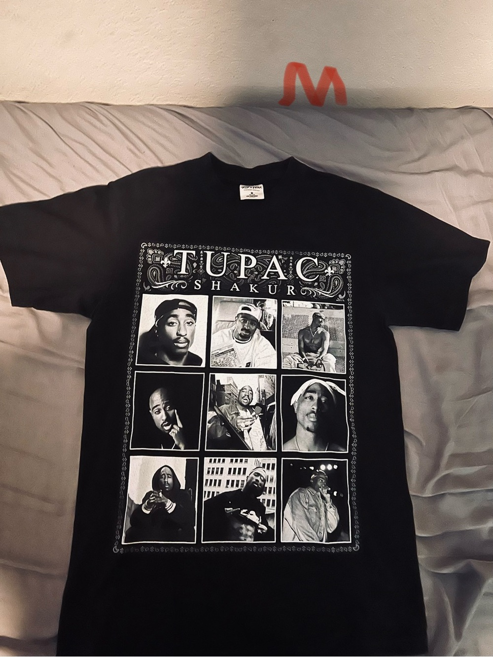 Shaka Wear Tupac Shakur Graphic Tee - Black